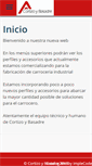 Mobile Screenshot of cortizoybasadre.com